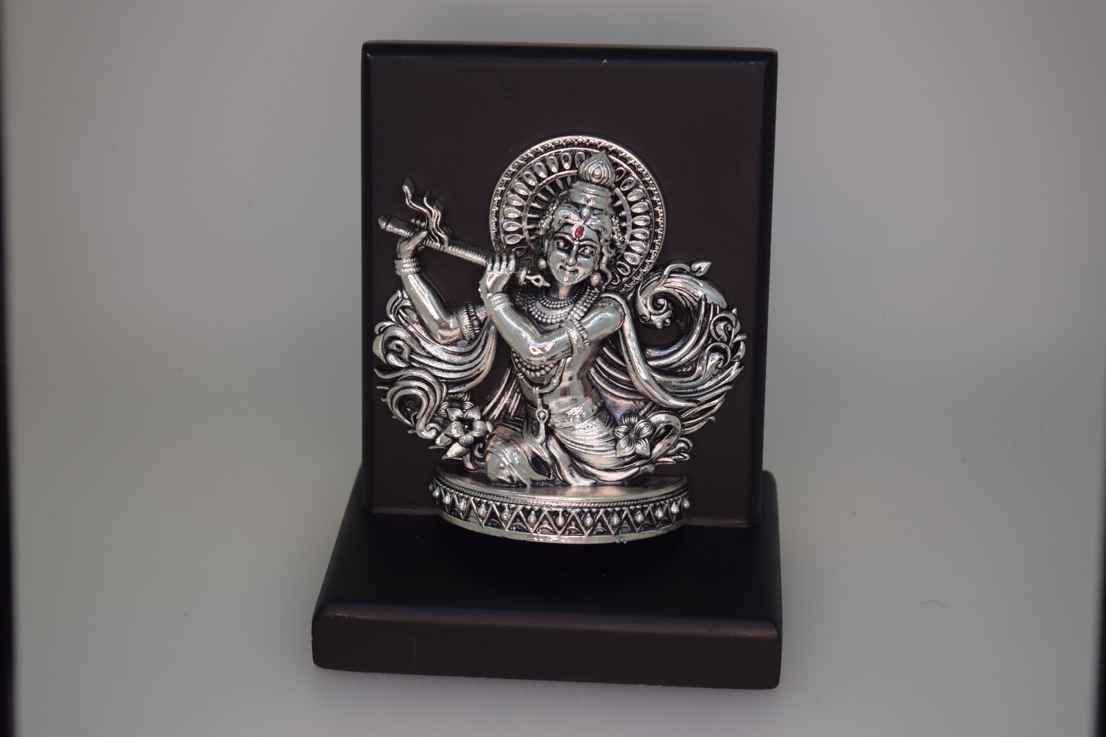 Suraj Bhan Jewellery Hub - 3D Silver Bliss Krishna Frame